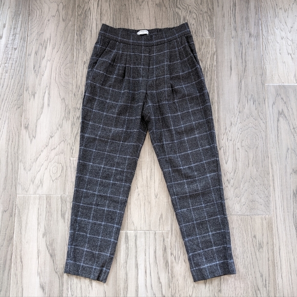 Babaton Atelier Plaid Wool Cashmere Blend Pant - Picture 3 of 8